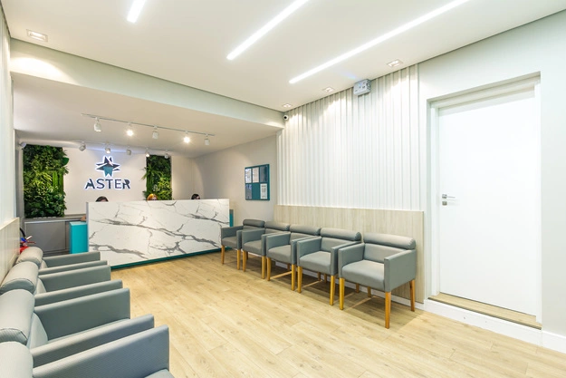Recepção da Aster Odontologia